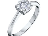 Кольцо из белого золота с бриллиантами э4701кц08188300