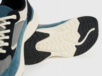 Кроссовки из натуральной замши, Зеленый