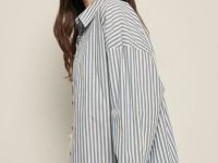 Рубашка из хлопка в полоску