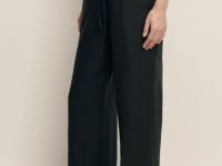 Брюки изо льна на резинке