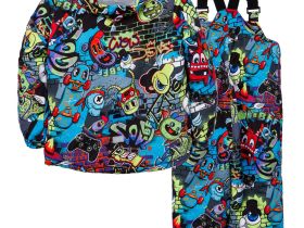 Комплект текстильный с полиуретановым покрытием для мальчиков: куртка, полукомбинезон