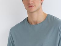 Футболка с необработанным краем, Зеленый