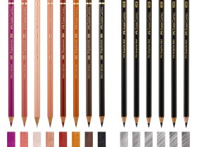 Набор художественных изделий Faber Castell "Polychromos & Pitt Graphite Matt ", 40 предметов