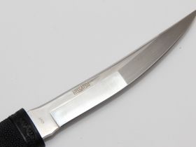 Нож с фиксированным клинком CRKT Hissatsu 2907, сталь 440A, рукоять пластик/резина