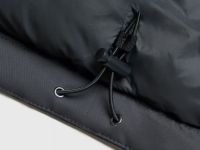 Утеплённая парка с капюшоном, Серый