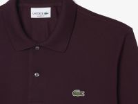 Оригинальная мужская рубашка-поло Lacoste L.12.12 с длинным рукавом