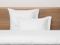 Постельное белье White, страйп-сатин 40961-1