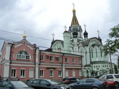 Церковь Воскресения Словущего у Сокольнической заставы, с домом причта