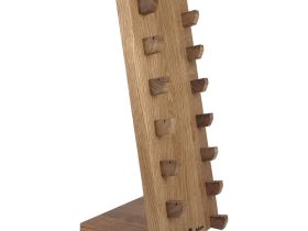 Подставка для коллекции из 7-ми ножей Woodinhome HKS0207ON, дуб, коричневый