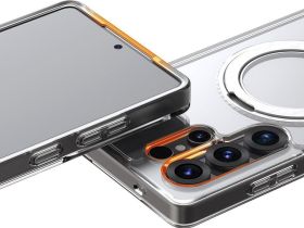 Чехол Araree Duple M Stand для Galaxy S25 Ultra прозрачный