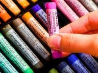 Набор пастели художественной Maries 12 цв, CY-5 круглая, 65х10 мм, в картоне