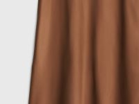 Сатиновая юбка А-силуэта, Оранжевый