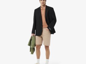 Мужские шорты Lacoste из органического хлопка