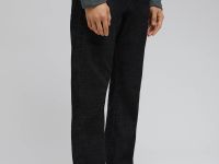 Утепленные джинсы straight fit мужские