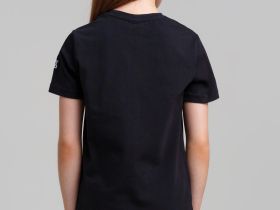 Фуфайка трикотажная для девочек (футболка)