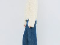 Широкие джинсы с высокой посадкой, Синий