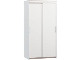 Шкаф-купе Тебар 2-100x200 Белый без зеркал