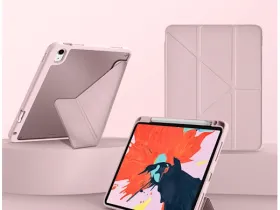 Чехол-книжка WIWU Defender Protective для Apple iPad 10 (2022)/iPad 11 (2025), с подставкой и отделением под стилус (JD-105) (розовый)