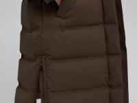 Длинный пуховик с натуральным пухом