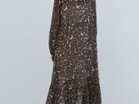 Платье из лиоцелла с бантом, Бежевый