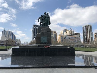 Памятник рыбакам, погибшим во время шторма