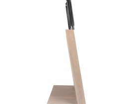 Подставка настольная магнитная для 5 ножей Woodinhome KS002LSOW, дуб беленый