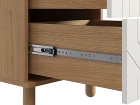 Комод Теджонс 185x85 Деко Белый