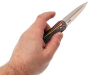 Складной нож SRM Twin, сталь N690, рукоять G10/Aluminium