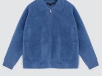 Кардиган прямого силуэта с отложным воротником