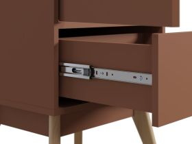 Распашной шкаф Торвалль 1.1-50x185 Терракотовый