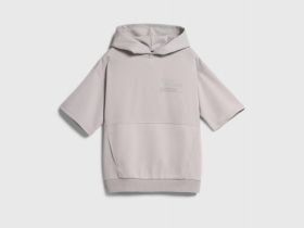 Худи с коротким рукавом для мальчиков, Серый