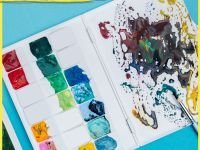 Палитра для рисования складная, 255*195 мм