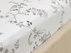 Простыня на резинке Sibilla gray