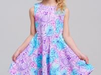 Платье текстильное для девочек