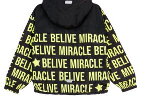 Куртка текстильная с полиуретановым покрытием для девочек (ветровка)