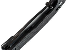 Складной нож Obertech ns-01 thumb stud, сталь VG-10, рукоять G10, черный