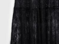Юбка макси из кружева, Черный