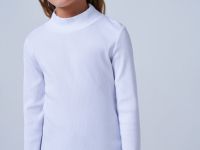 Лонгслив для девочек, Белый