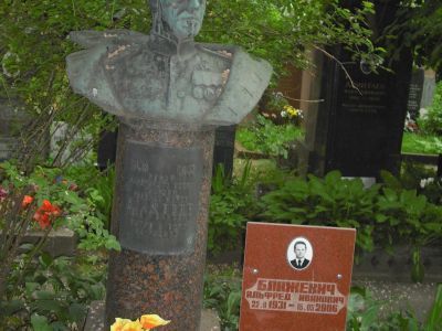 Могила - Блажевич Иван Иванович (1903-1945), Герой Советского Союза