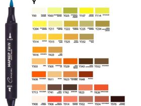 Маркер спиртовой Сонет "TWIN Brush", все цвета