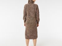 Шерстяное платье Lacoste с высоким воротом