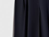 Широкие брюки со стрелками, Синий