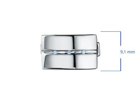 Запонки из серебра э0612зп01201050