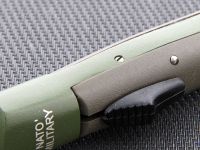 Складной нож Fox Nato Military, сталь 420НС, рукоять 6061 T-6 Aluminium, зеленый