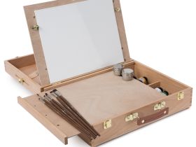 Этюдный ящик Pinax FE-L6 (для холста на картоне) с креплением на фотоштатив