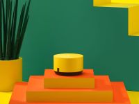 Умная колонка Яндекс.Станция Лайт с голосовым помощником Алиса лимон