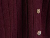 Кардиган в рубчик с шерстью, Фиолетовый