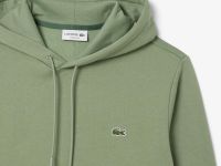 Мужское худи Lacoste классического кроя с флисом