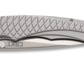 Полуавтоматический складной нож Cobia, CRKT 7040, сталь 1. 4116 (X50CrMoV 15), рукоять нержавеющая сталь