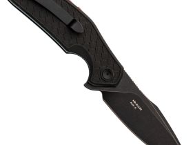 Складной нож Mr.Blade Wyvern Blackwash, сталь AUS-8, универсальный EDC нож, рукоять Black FRN